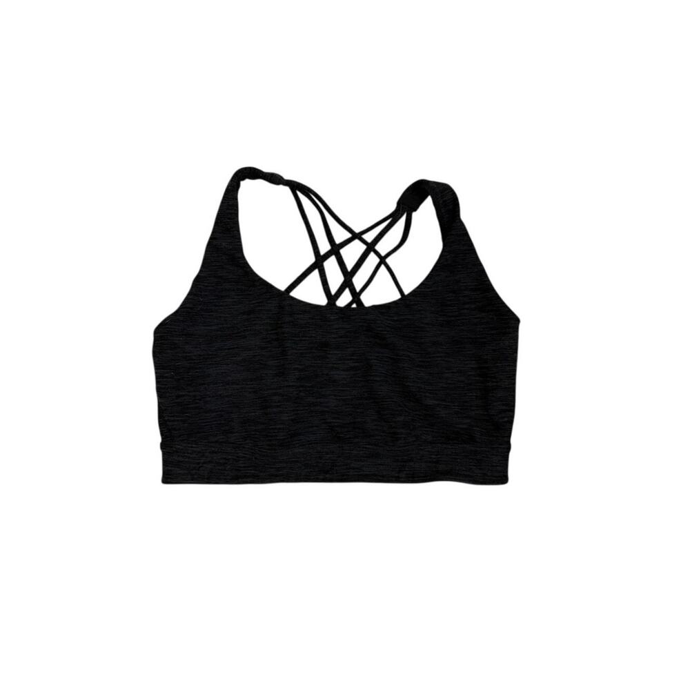 Victoria's Secret Essentials Gray Strappy Removable Pads Sports Bra Medium DD